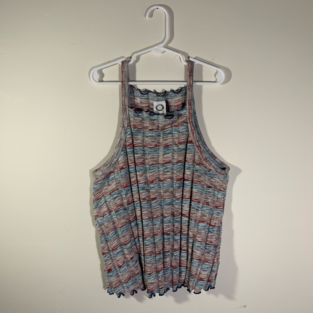 ANTHRO AKEMI & KIN High Neck Cropped Tank Top